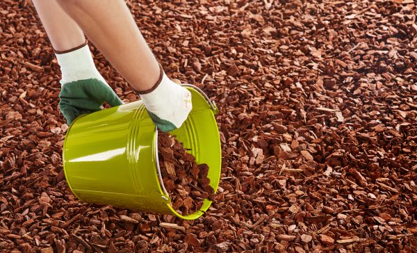 Wood Chip Landscaping in Morgan Hill