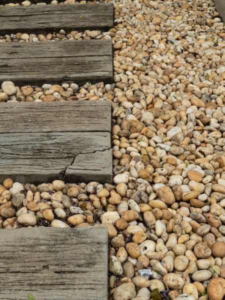 Pea Rock Installation in Morgan Hill